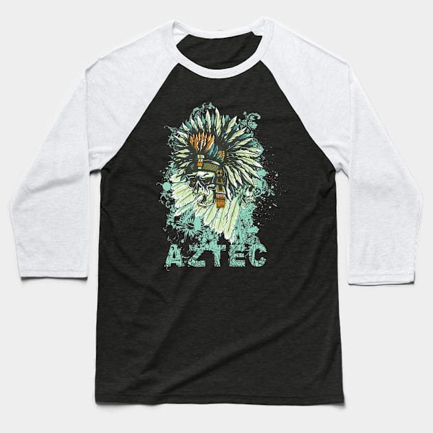 aztec Baseball T-Shirt by FUNNY LIFE